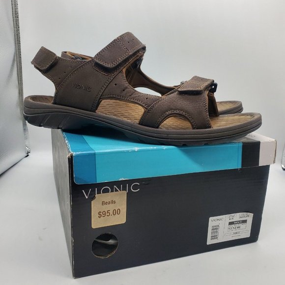 Vionic Shoes Vionic Mick Mens Size 3 Brown Fisherman Sandals Hiking